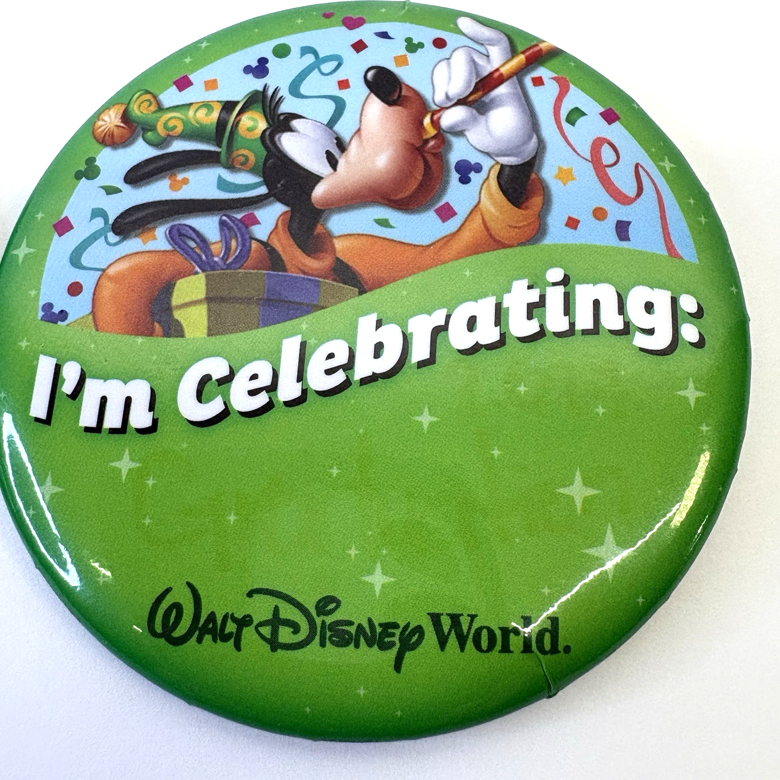 Lot of 3 Disney Parks Pinback Buttons 1st Visit Honorary Citizen I’m Celebrating