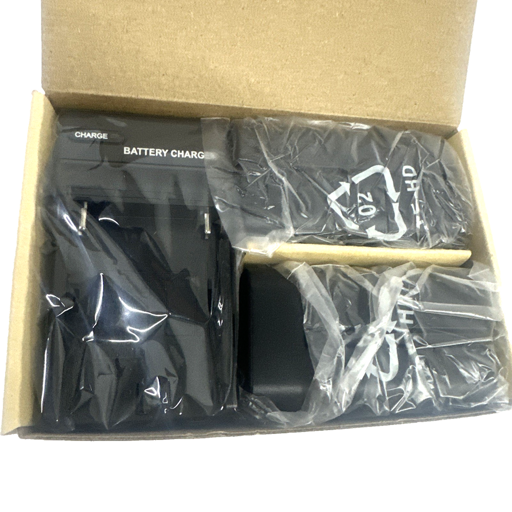 Artman NP-F550 Battery 2Pack and Wall Charger for Sony NP F550, F530, F970, F960