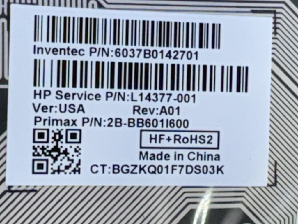 GENUINE HP ELITEBOOK 745 G6 LAPTOP KEYBOARD BACKLIT L11307-001 L14377-001 TESTED