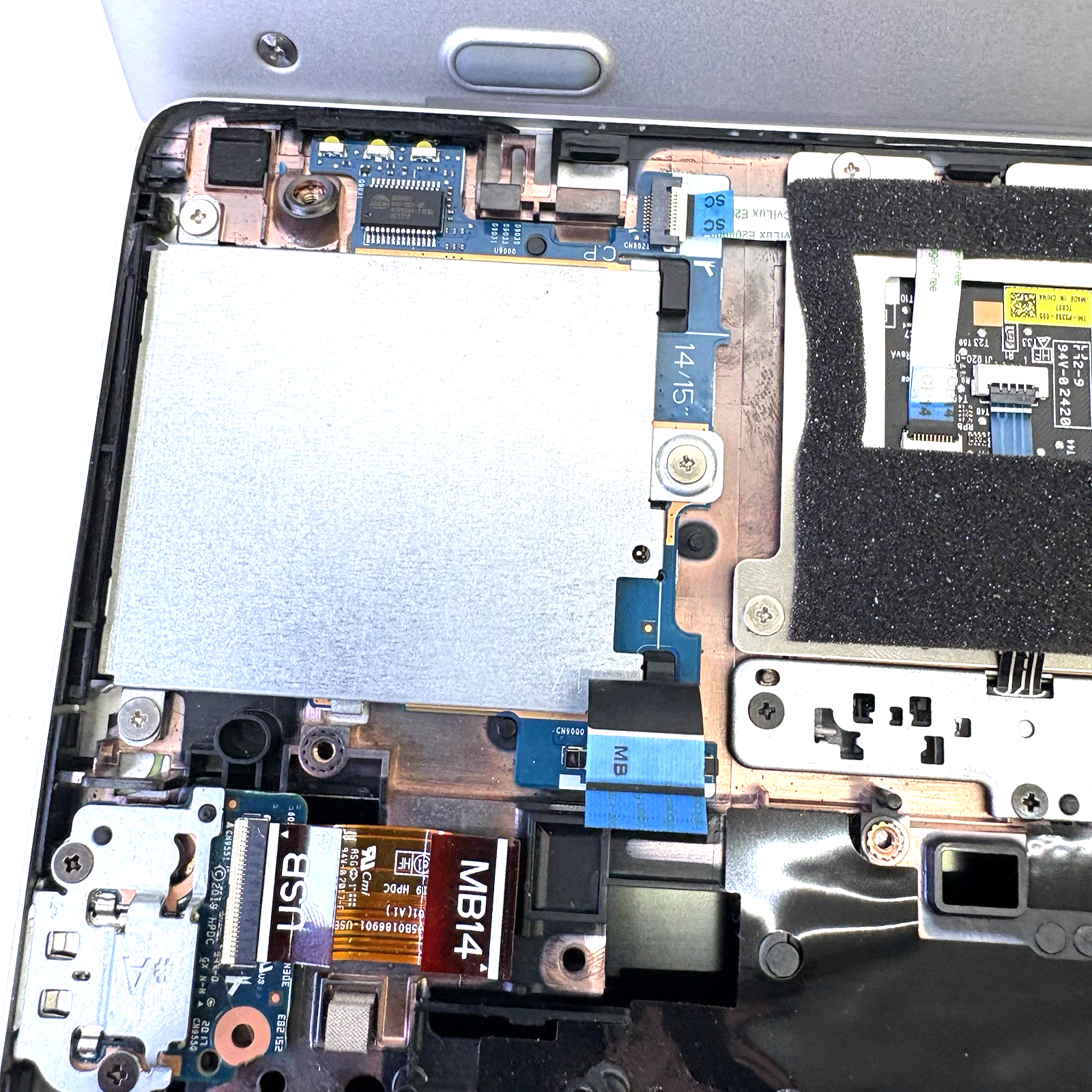 HP EliteBook 745 G6 Full Shell Palmrest Hinges Parts Lot BROKEN SCREEN