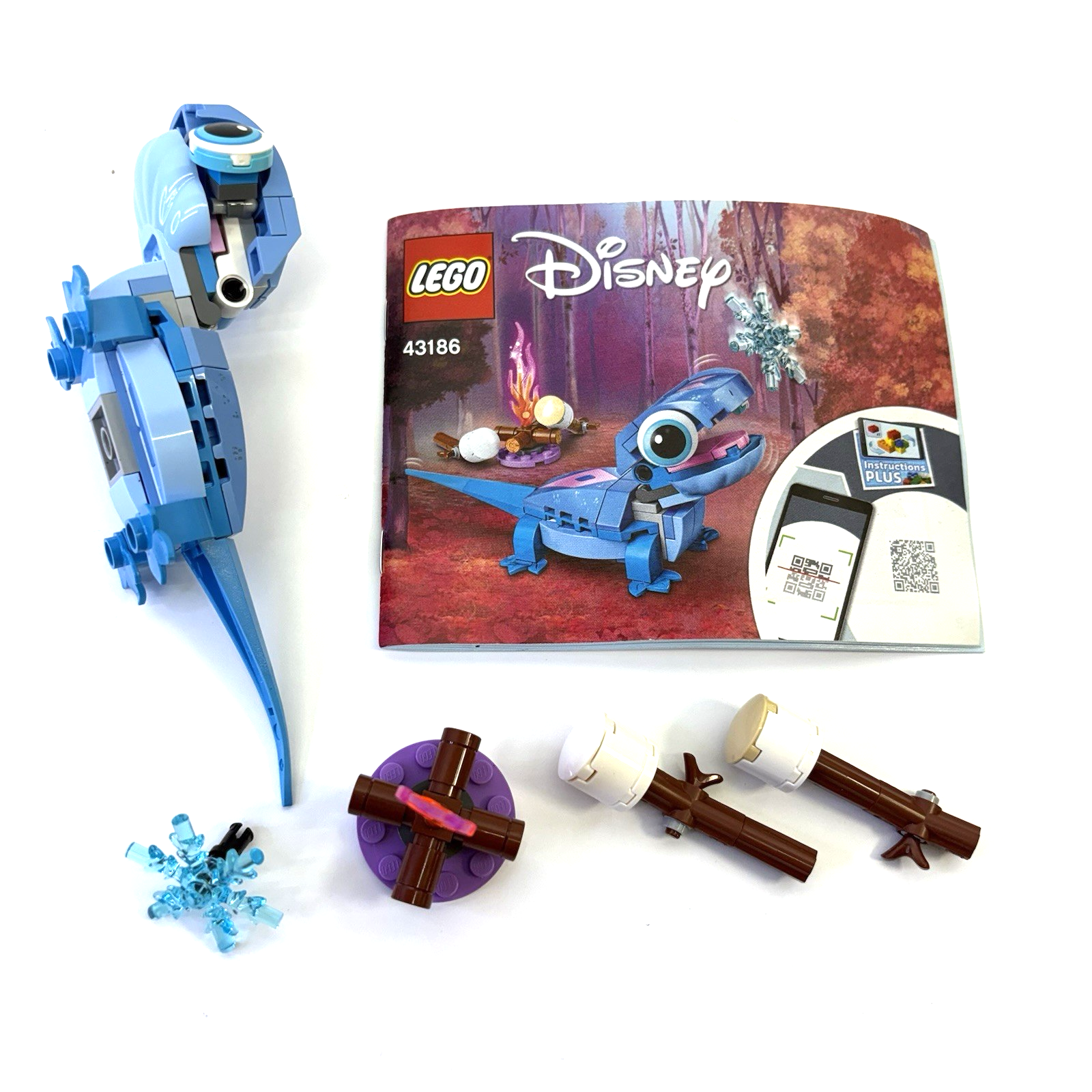 LEGO Disney Frozen 2 43186 Bruni Salamander Retired w/ Instructions No Box