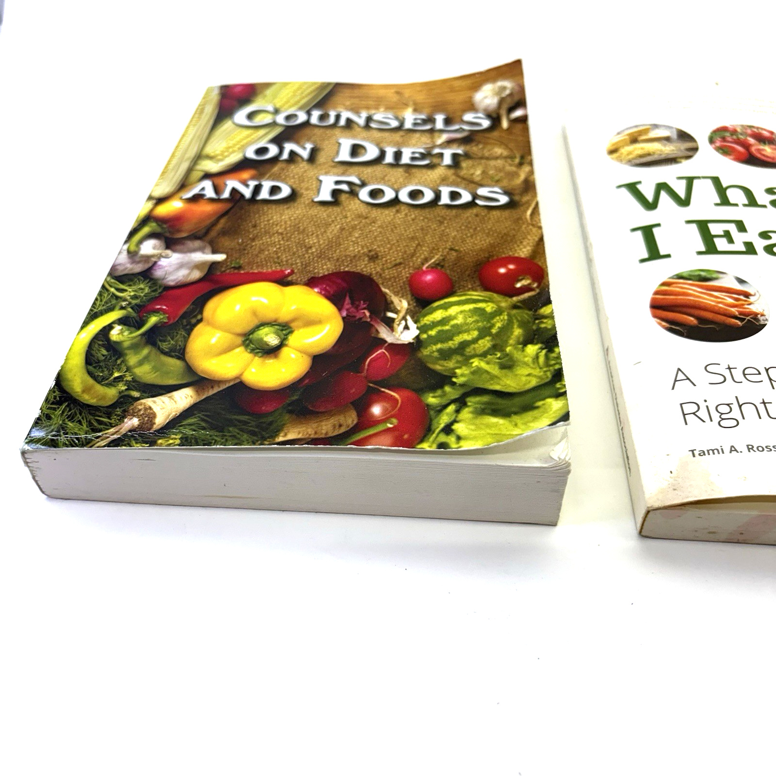 2 Nutrition & Diet Books Lot What Do I Eat Now? Counsels on Diet Foods