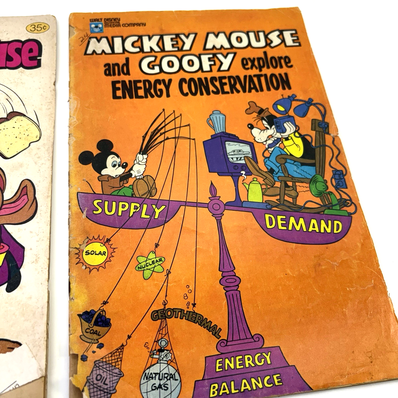 Vintage Disney & Tom and Jerry Comic Book Lot Mickey Mouse Poor Reader Copies
