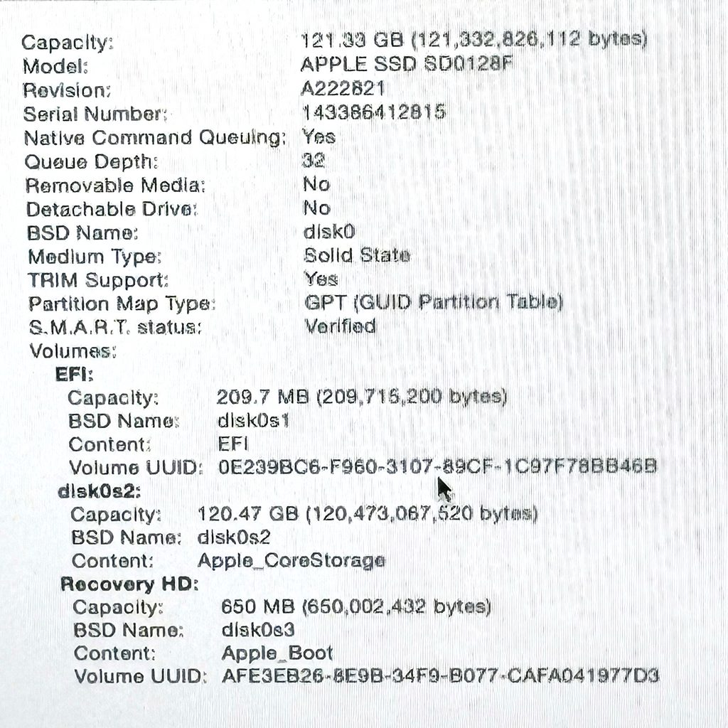 SanDisk SDNEP 655-1837C 128GB SSD For Macbook Pro A1398 EMC 2876 W/Yosemite