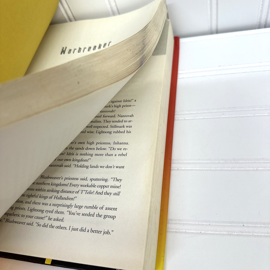 Brandon Sanderson Warbreaker Hardcover Book 