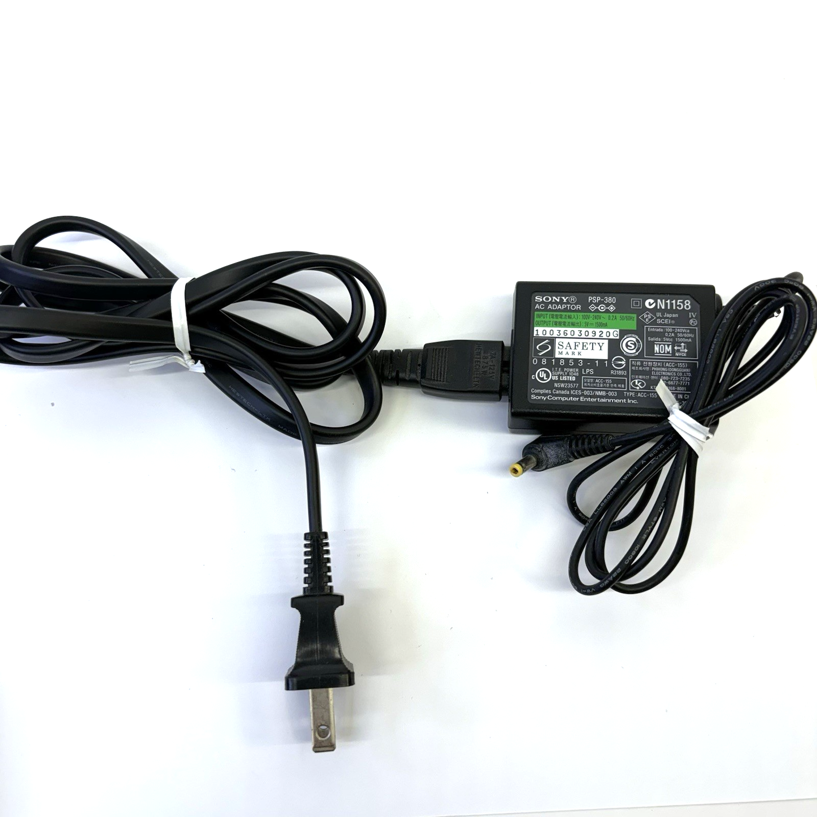 Lot 5 OEM Handheld Console Chargers DS Lite PSP WAP-002 Nintendo Untested
