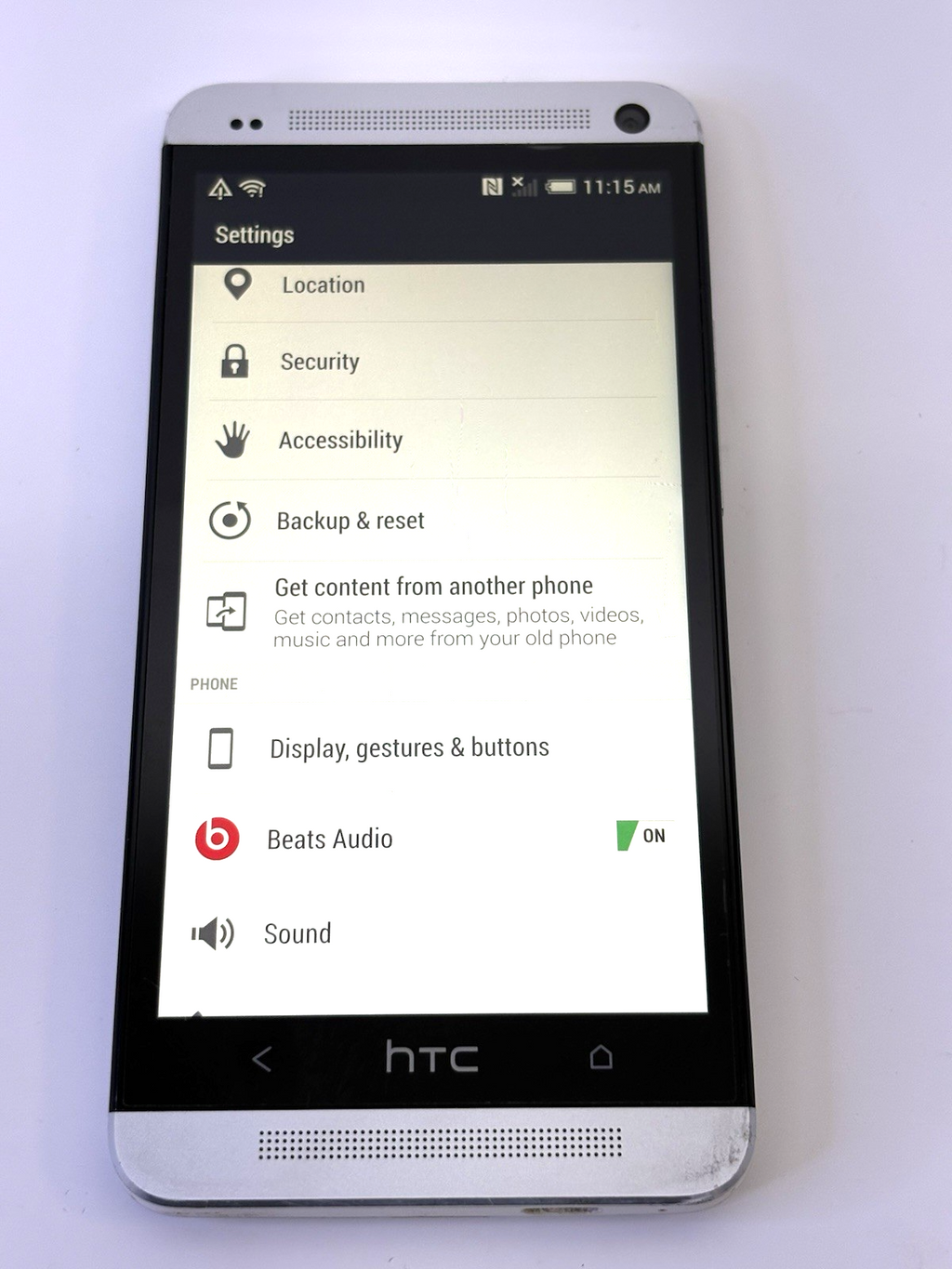 HTC One PN07110 Beats Audio 32GB Parts Repair Pink Camera Issue Powers On