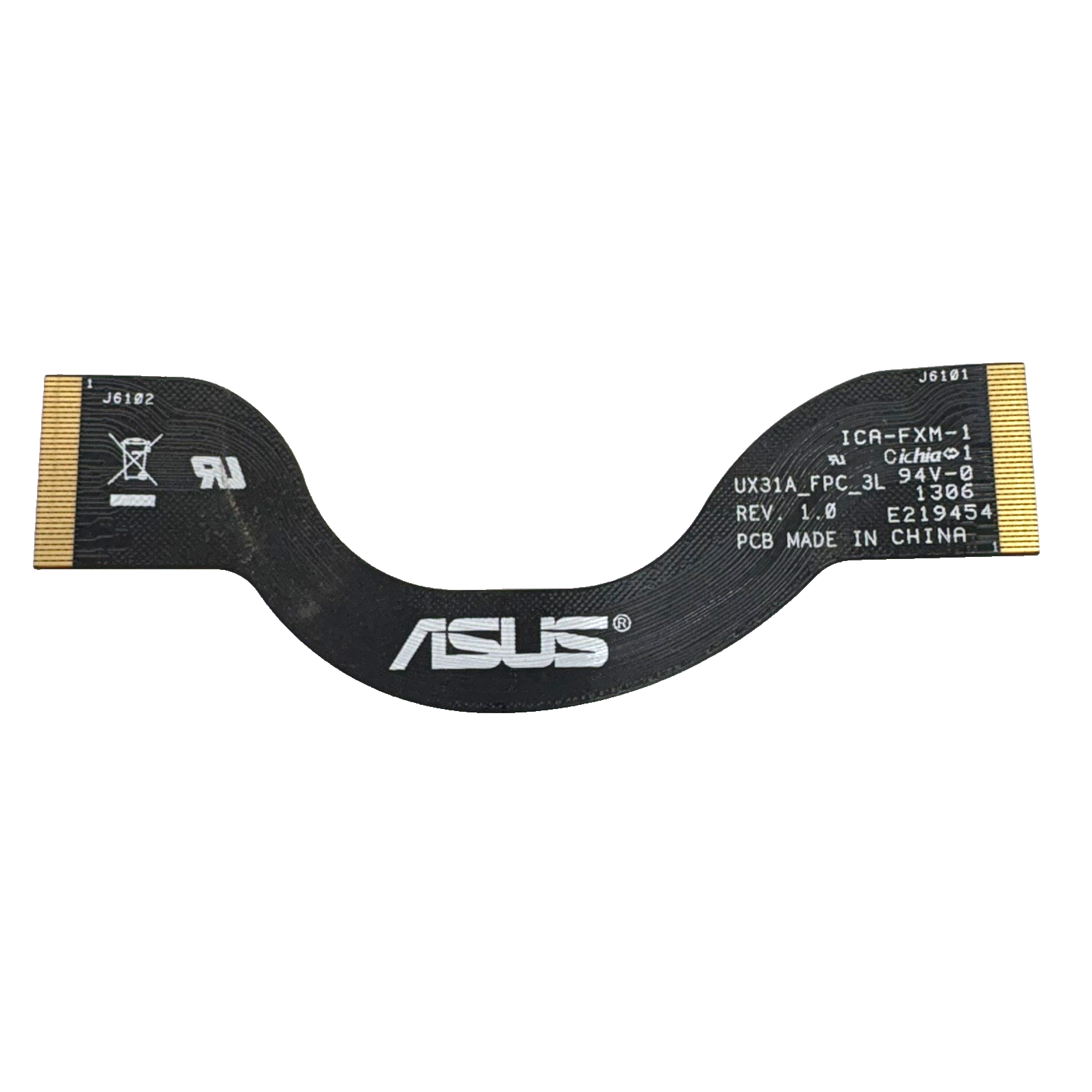 Asus Zenbook Ux31a  Audio Board I/O Cable Ica-fxm-1 Genuine OEM
