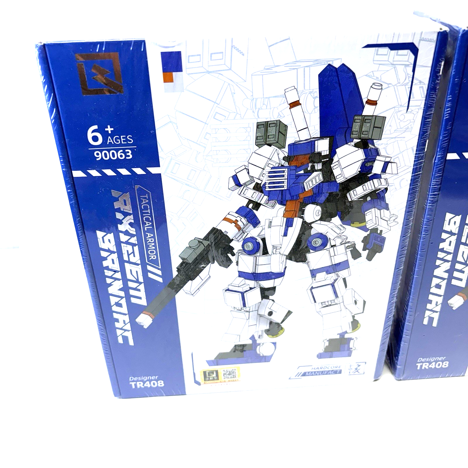 Lot of 2 Tactical Armor RX126M Brinoac Robot Building Blocks 90063 New Hardcore