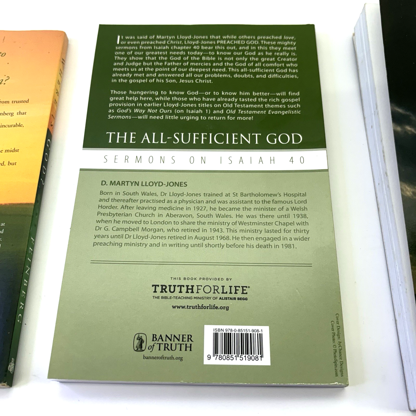 Lot 3 Christian Books The All-Sufficient God Where Is God Chariots of God