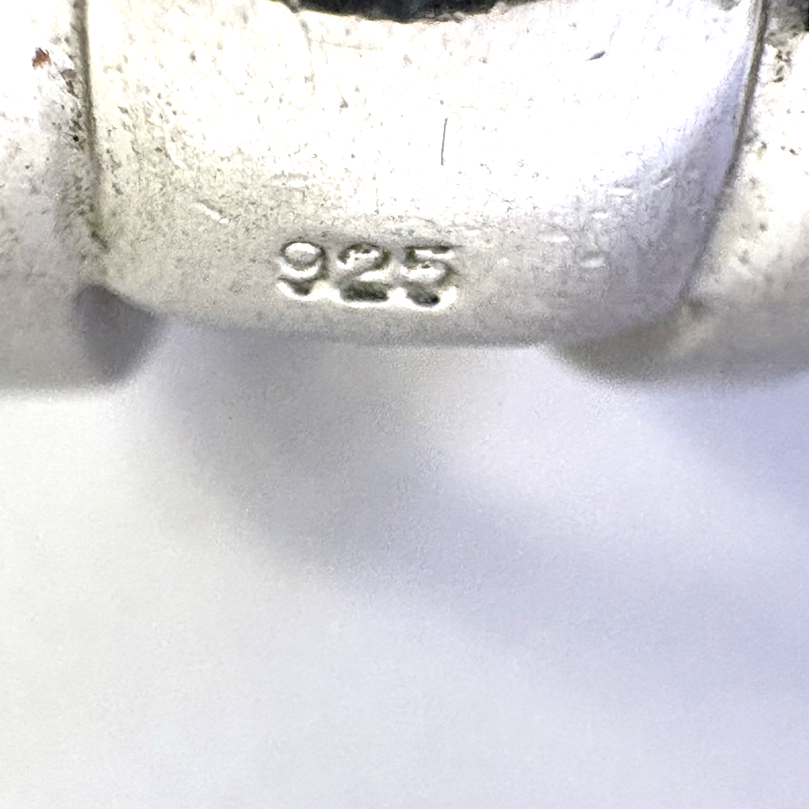 925 Sterling Silver Cross Pendant CZ 35.28g 80.9mm