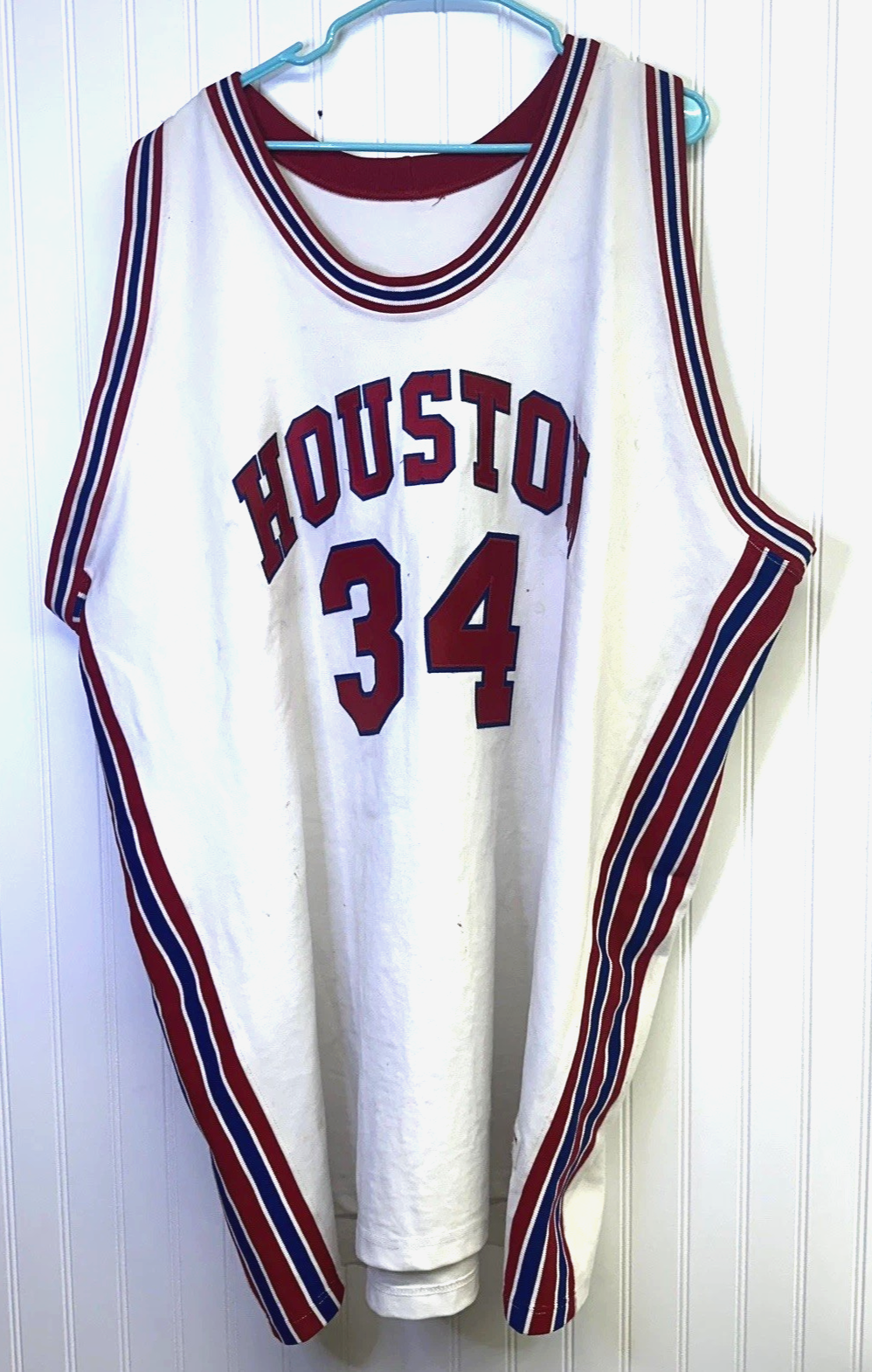 Vintage Sportsware 1983/84 Akeem Olajuwon #34 Houston Cougars Jersey Men’s 60