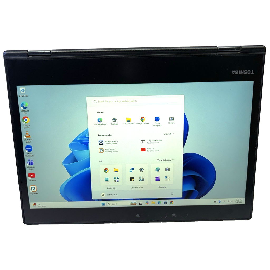 Toshiba Portege X20W-D i7-7500U 16GB 256GB M.2 SSD 12.5" Touch READ