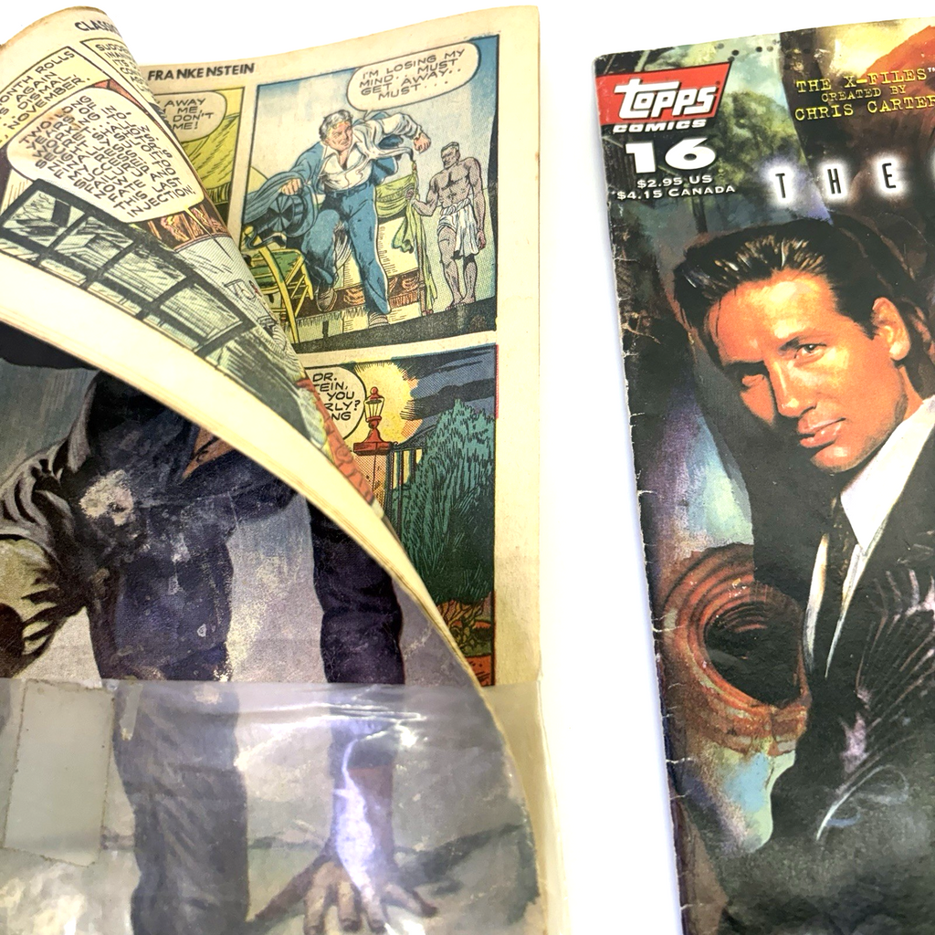 VTG Comic Magazine Lot Classics Illustrated Frankenstein X-Files Twilight Zone