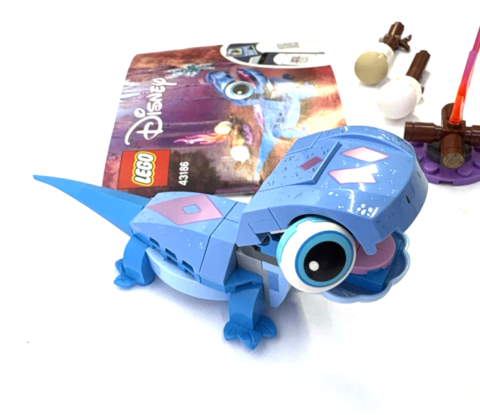 LEGO Disney Frozen 2 43186 Bruni Salamander Retired w/ Instructions No Box
