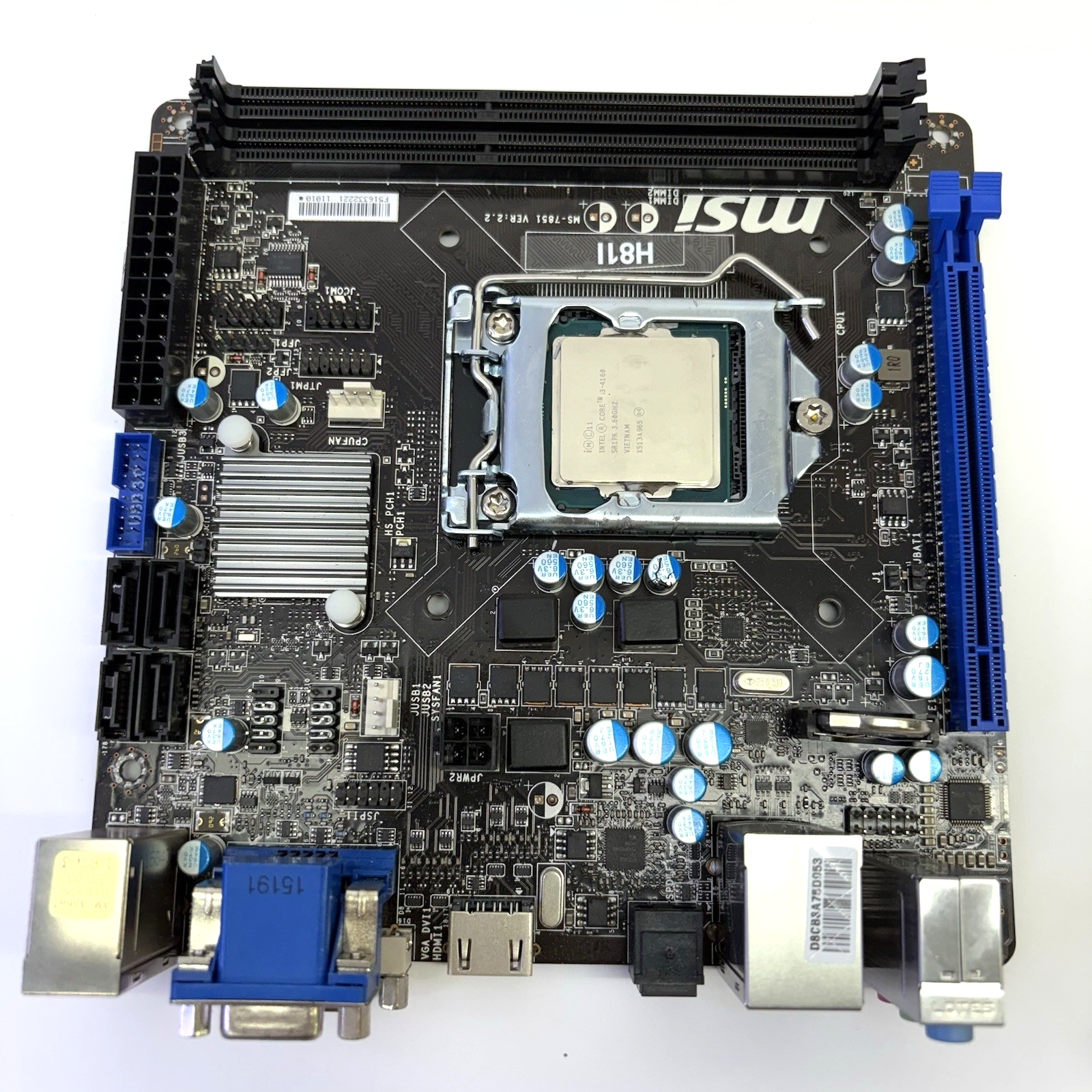 MSi H81I Mini-ITX Motherboard w/ Intel i3-4160 3.6GHz