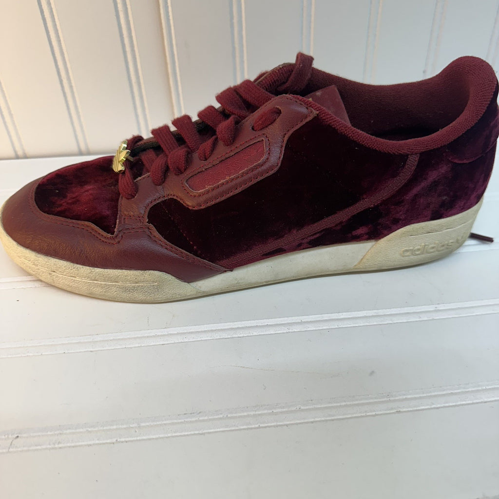 Adidas Continental 80 Shoes Men's Size 8 Velvet Burgundy 2019