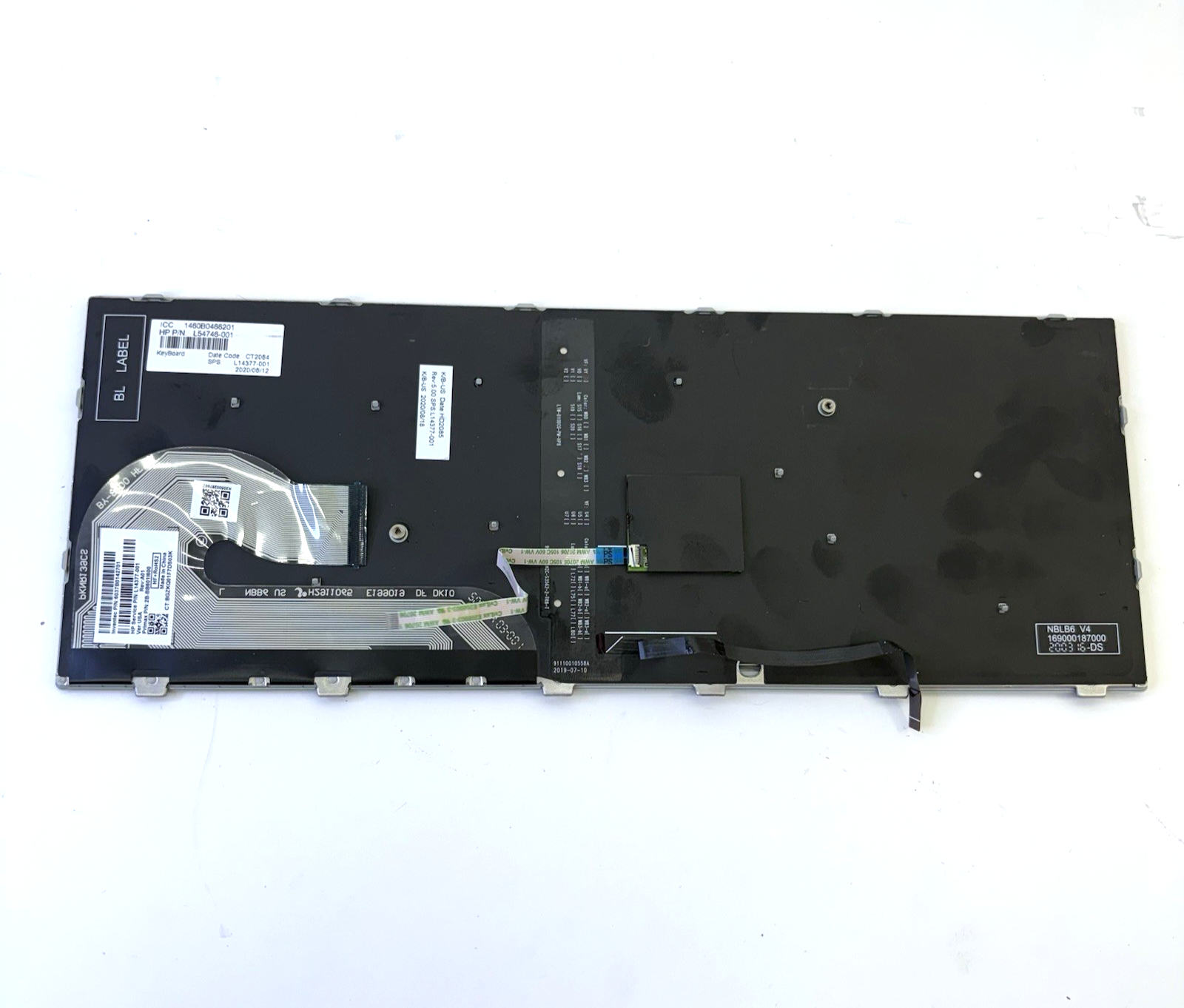 GENUINE HP ELITEBOOK 745 G6 LAPTOP KEYBOARD BACKLIT L11307-001 L14377-001 TESTED