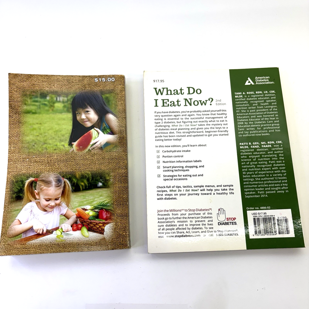 2 Nutrition & Diet Books Lot What Do I Eat Now? Counsels on Diet Foods