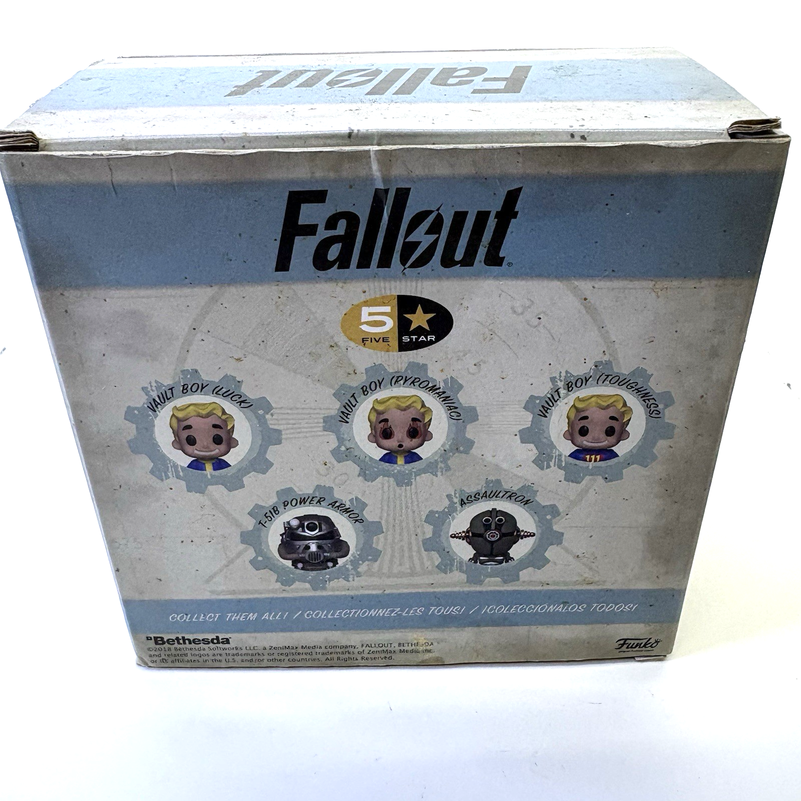 Funko Fallout Lot 2 Vault Boy Luck & Dorbz Adamantium Skeleton #263