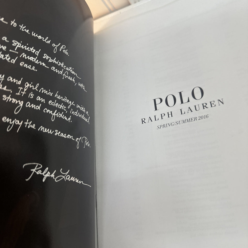 POLO Ralph Lauren Mens Women's Spring Summer Catalog 2016 w Price list - READ