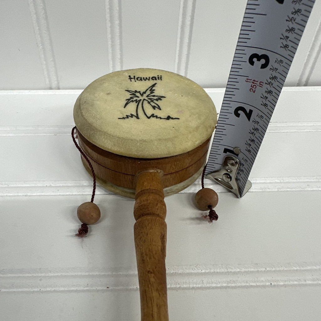 Primitive Den Den Drum Percussion Instrument Native American & Hawaii