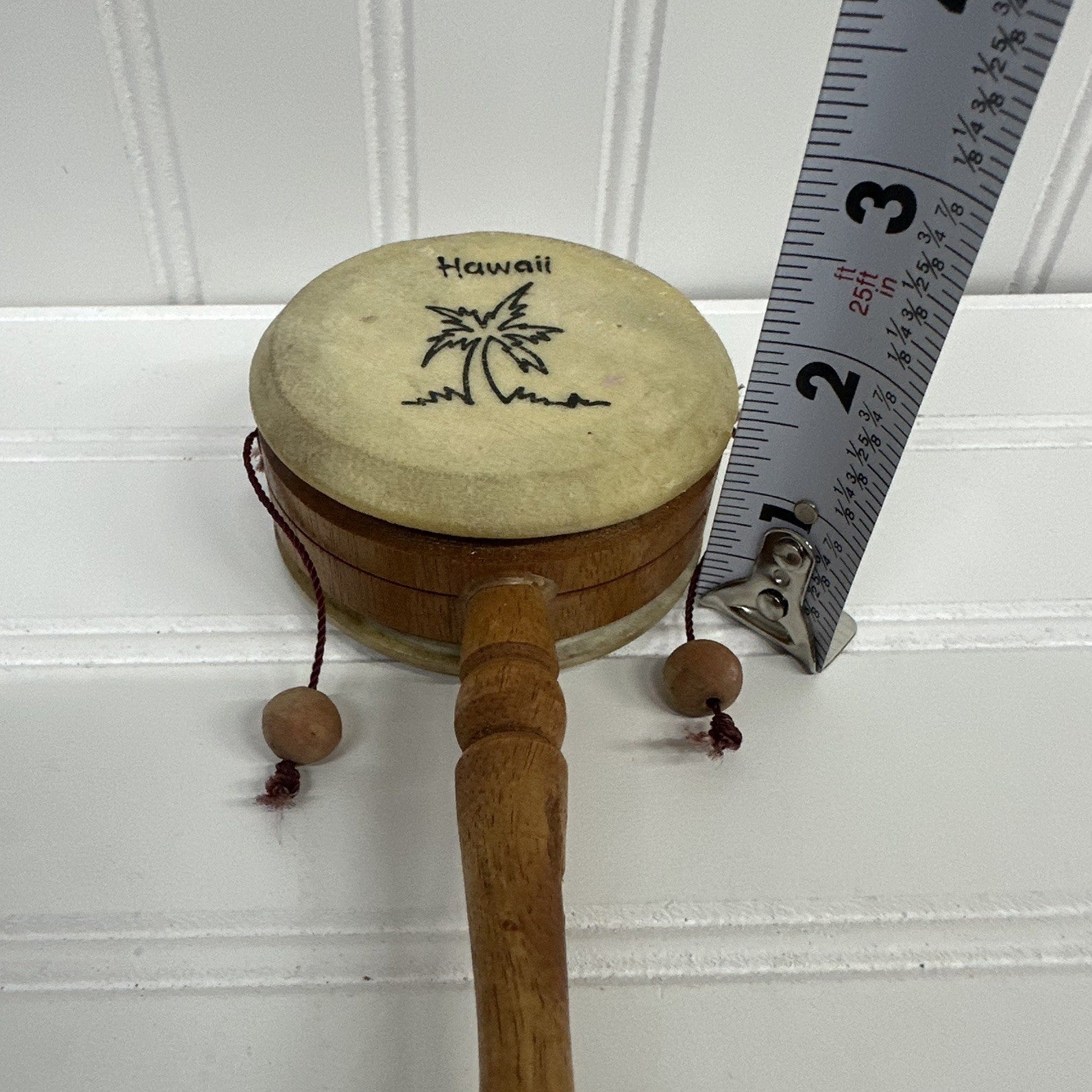 Primitive Den Den Drum Percussion Instrument Native American & Hawaii