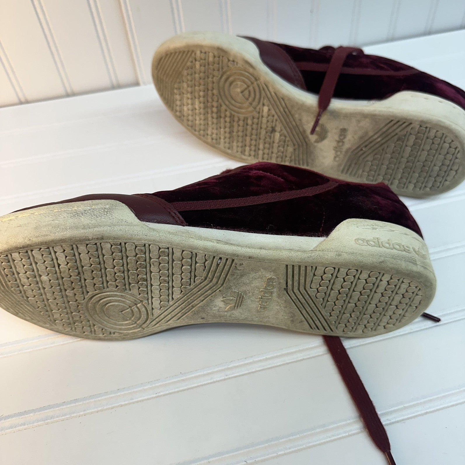 Adidas Continental 80 Shoes Men's Size 8 Velvet Burgundy 2019