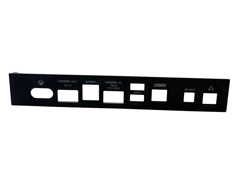 Microsoft Xbox ONE 1540 Rear Back Black Bezel Port Cover Housing Shell X868936