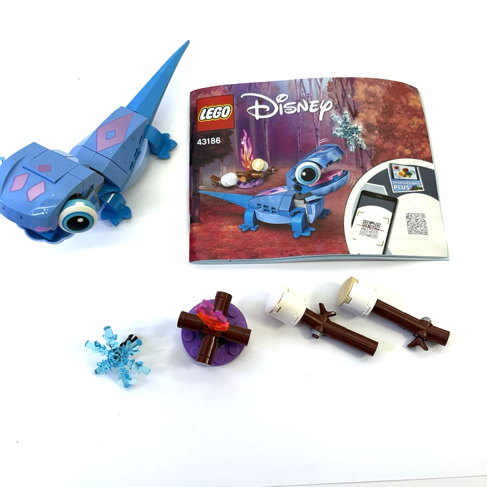 LEGO Disney Frozen 2 43186 Bruni Salamander Retired w/ Instructions No Box