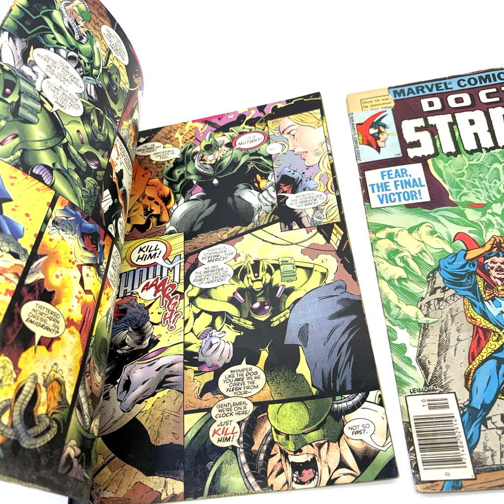 Lot of 3 Vintage Marvel Comic Books X-Men Alpha ,Doctor Strange, Elfquest Fair