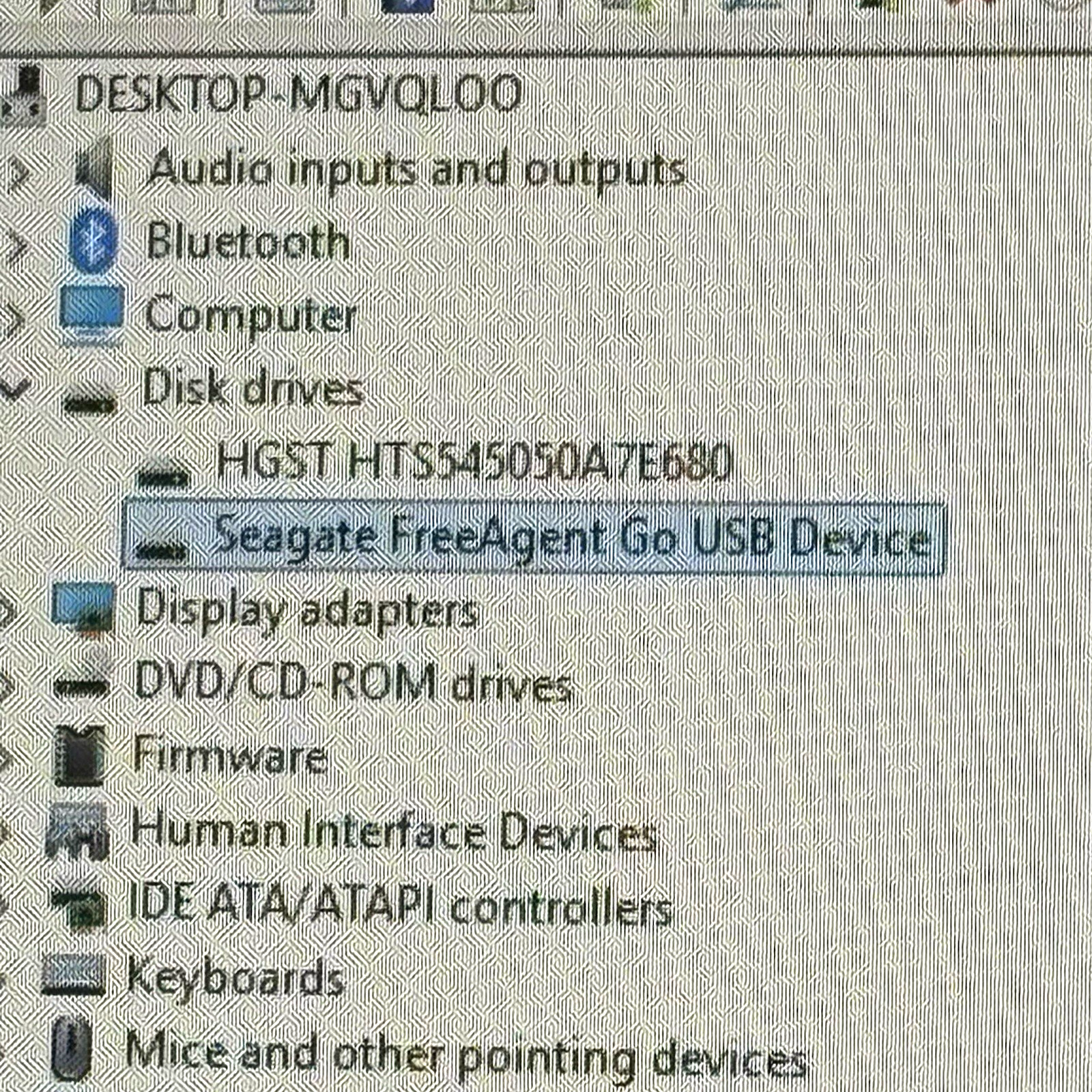 Portable Seagate FreeAgent Go 9NN2A4-500 160GB External Hard Drive 87Hr