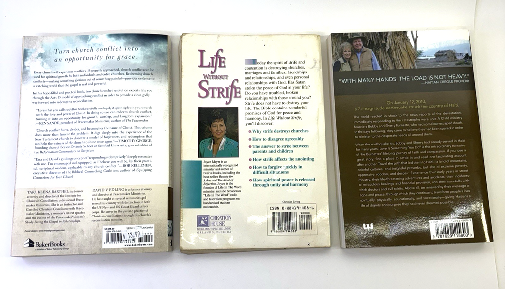 3 Life Without Strife Redeeming Church Conflicts Love Is Something You Do +Bonus