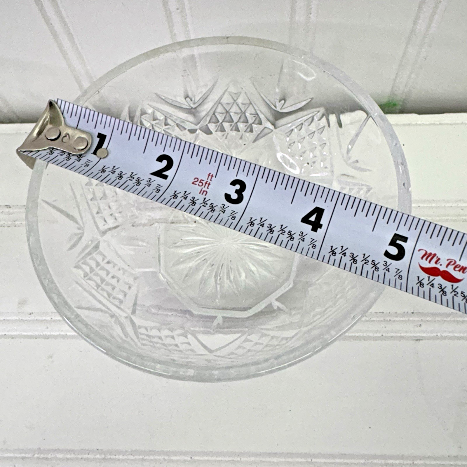 Cristal d’Arques France Crystal Bowl 5” Cut Glass Dessert Candy Dish