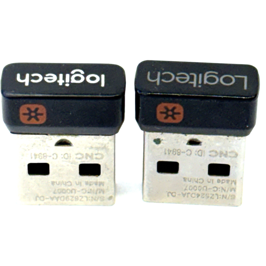 Pack of 2 Logitech Unifying Receiver Dongles Keyboard Mouse