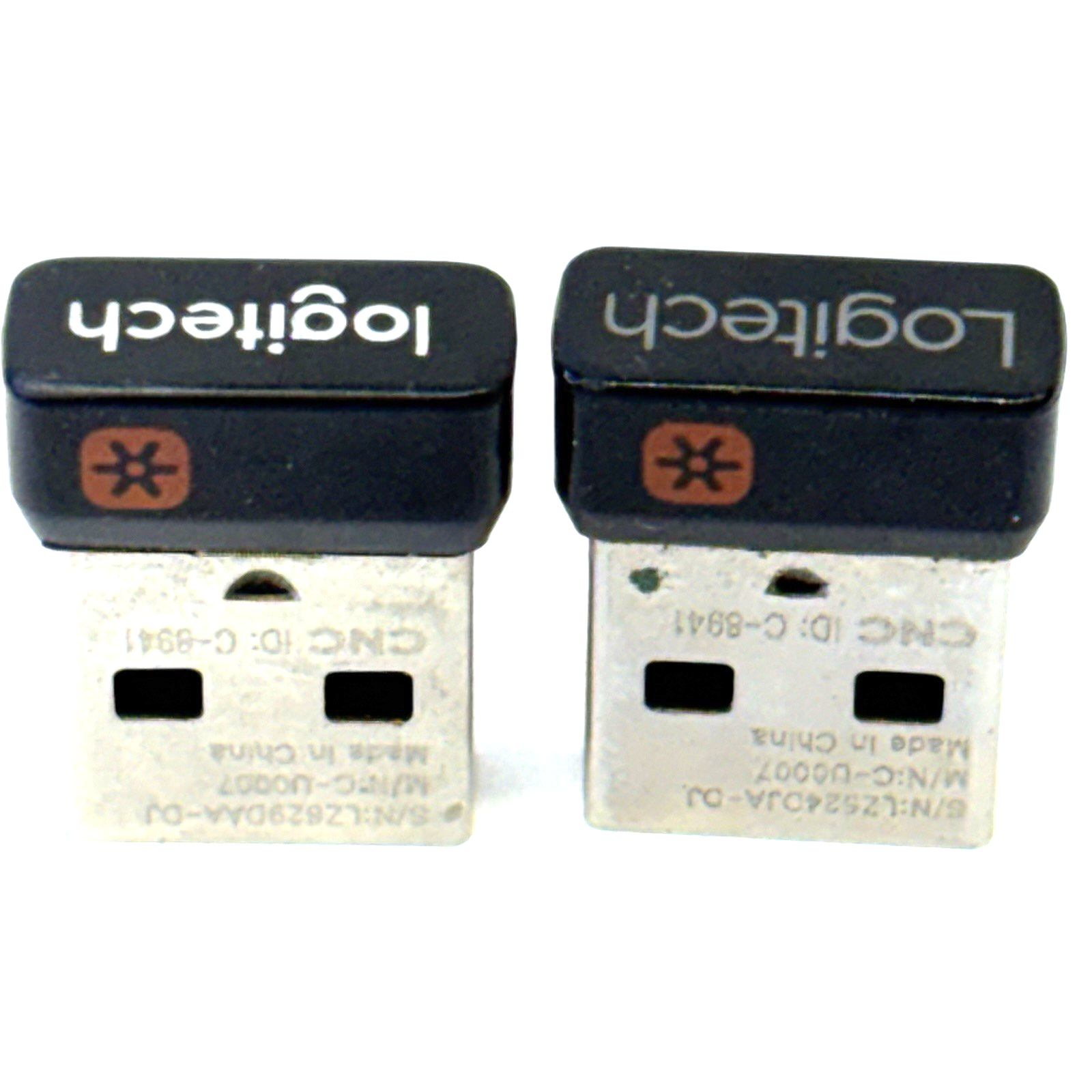 Pack of 2 Logitech Unifying Receiver Dongles Keyboard Mouse